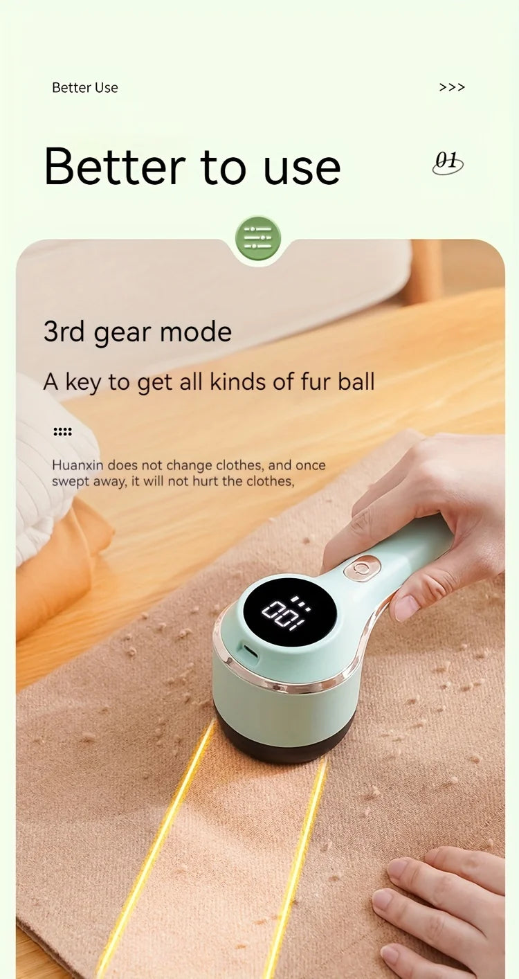Rechargeable Lint Remover — Restore Any Fabric in Seconds